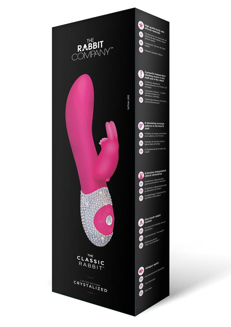 Classic Rabbit Bling - Hot Pink
