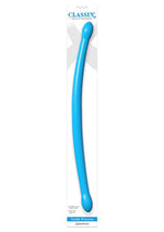 Load image into Gallery viewer, Classix Double Whammy Double Dildo - Blue - 17.25in