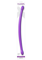 Load image into Gallery viewer, Classix Double Whammy Double Dildo - Purple - 17.25in