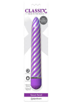 Load image into Gallery viewer, Classix Sweet Swirl Vibrator - Purple