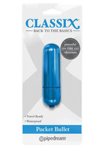 Load image into Gallery viewer, Classix Vibrating Pocket Bullet - Blue
