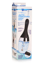 Load image into Gallery viewer, Cleanstream Automatic Vibrating Rechargeable Silicone Enema Bulb - Black/Clear
