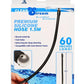 Cleanstream Premium Silicone Hose - Black/Metal - 1.5m