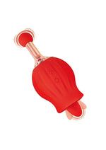 Load image into Gallery viewer, Clit-Tastic Rose Bud Dual Massager Rechargeable Silicone with Clitoral Stimulator