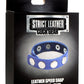 Cock Gear Leather Speed Snap Cock Ring - Blue