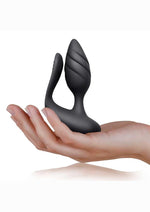Load image into Gallery viewer, Cocktail Rechargeable Silicone Couples Vibrator with Remote Control
