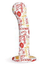Load image into Gallery viewer, Collage I Remember Paris G-Spot Silicone Dildo - Red/White