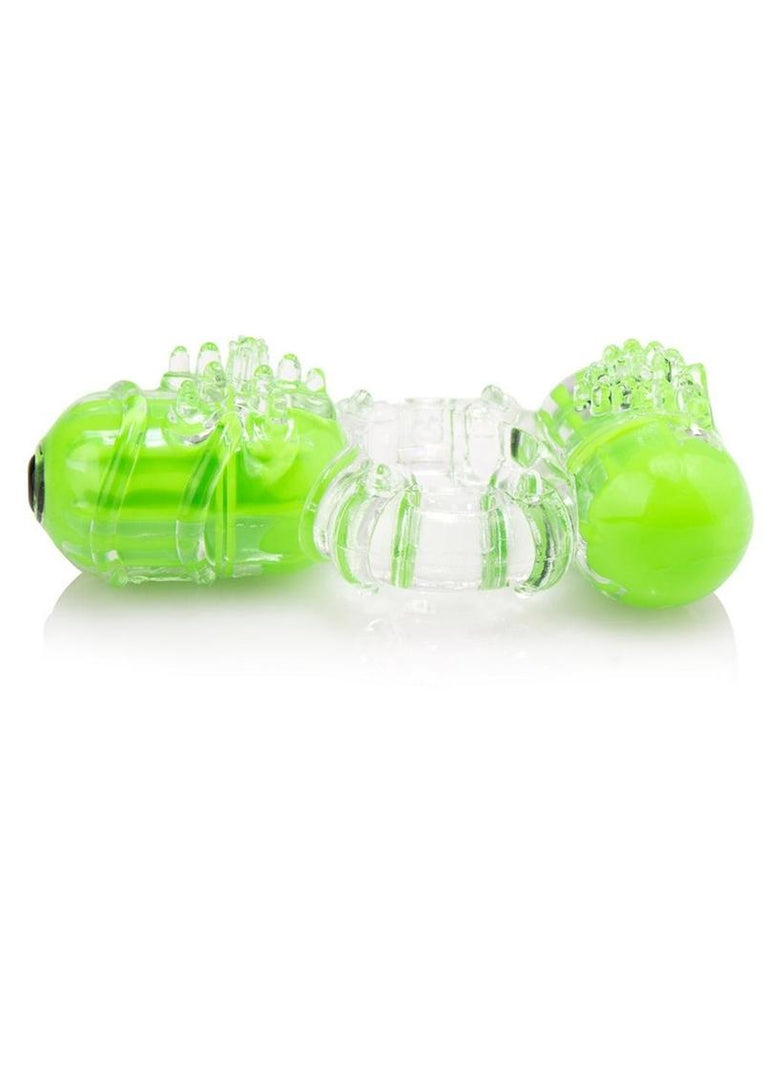 Color Pop Big O 2 Silicone Double Vibrating Cock Ring Waterproof