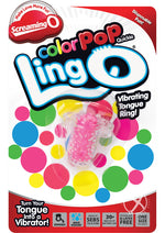 Load image into Gallery viewer, Color Pop Quickie Lingo Silicone Vibrating Tongue Ring Waterproof - Pink