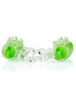 Load image into Gallery viewer, Color Pop Quickie Two-O Silicone Dual Vibrating Cock Ring
