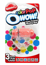 Load image into Gallery viewer, Colorpop O Wow Vibrating Ring - Orange
