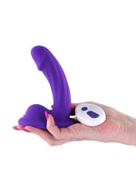 Load image into Gallery viewer, Colours Curve Silicone Vibrating Dildo with Remote Control
