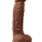 Colours Dual Density Silicone Dildo - Caramel - 5in