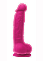 Load image into Gallery viewer, Colours Dual Density Silicone Dildo - Pink - 5in
