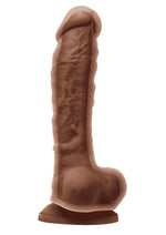 Load image into Gallery viewer, Colours Dual Density Silicone Dildo - Caramel - 8in
