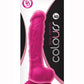 Colours Dual Density Silicone Dildo - Pink - 8in