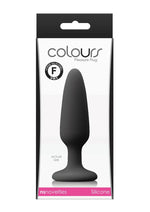 Load image into Gallery viewer, Colours Pleasure Plug Silicone Butt Plug - Black - Small