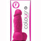 Colours Pleasure Silicone Dildo - Pink - 4in