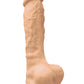 Colours Pleasure Silicone Dildo - Vanilla/White - 7in