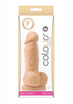 Load image into Gallery viewer, Colours Pleasures Silicone Dildo - Vanilla - 4in
