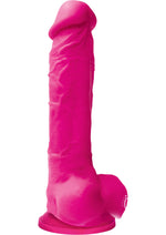 Load image into Gallery viewer, Colours Pleasures Silicone Dildo - Pink - 8in
