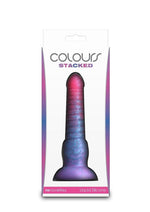 Load image into Gallery viewer, Colours Stacked Silicone Dildo