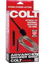 Load image into Gallery viewer, Colt Shower Shot Anal Douche with Dong - Black - 6.75in