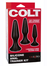 Load image into Gallery viewer, Colt Silicone Anal Trainer Kit - Black - Set Of 3