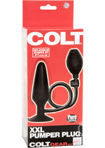 Load image into Gallery viewer, Colt Silicone XXL Pumper Plug Butt Plug - Black