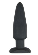 Load image into Gallery viewer, Commander Essential Silicone Rechargeable Vibrating Warming Butt Plug - Black