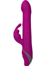 Load image into Gallery viewer, Commotion Rhumba Rechargeable Silicone Rabbit Vibrator - Pink/Raspberry

