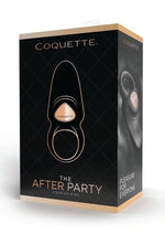 Load image into Gallery viewer, Coquette The After Party Silicone Rechargeable Couples Ring - Black/Gold
