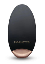 Load image into Gallery viewer, Coquette The Lay Me Down Rechargeable Silicone Vibrator - Black/Gold
