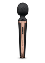 Load image into Gallery viewer, Coquette The Princess Wand Rechargeable Silicone Massager - Black/Gold