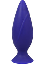 Load image into Gallery viewer, Corked Silicone Anal Plug - Blue - Medium