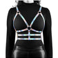 Cosmo Harness Bewitch Chest Harness - Multicolor/Rainbow - Large/XLarge