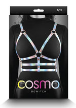 Load image into Gallery viewer, Cosmo Harness Bewitch Chest Harness - Multicolor/Rainbow - Medium/Small
