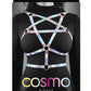 Cosmo Harness Risque Chest Harness - Multicolor/Rainbow - Large/XLarge