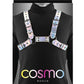 Cosmo Harness Rogue Chest Harness - Multicolor/Rainbow - Large/XLarge