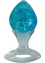 Load image into Gallery viewer, Cotton Candy Joy Gems Silicone Pleasure Anal Plug - Saphire - Blue