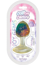 Load image into Gallery viewer, Cotton Candy Joy Gems Silicone Pleasure Anal Plug - Topaz - Multicolor