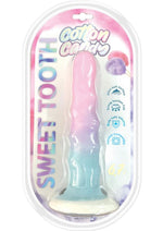 Load image into Gallery viewer, Cotton Candy Sweet Tooth Mini Silicone Dildo - Multicolor
