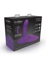 Load image into Gallery viewer, Cowgirl Rodeo Rider Silicone Rechargeable G-Spot Thrusting Grinding and Tapping Dildo - Purple
