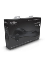 Load image into Gallery viewer, Cowgirl Rodeo Rumbler Grinding Vibrating Tapping Rechargeable Silicone Dildo - Black
