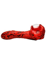 Load image into Gallery viewer, Creature Cocks Cobra Rechargeable Silicone Plasma Vibrator - Black/Red
