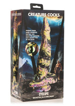 Load image into Gallery viewer, Creature Cocks Cyclops Monster Silicone Dildo - Multicolor
