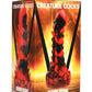 Creature Cocks Demon Rising Scaly Dragon Silicone Dildo - Black/Red