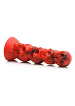 Load image into Gallery viewer, Creature Cocks Doom Silicone Dildo - Black/Red