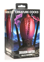 Load image into Gallery viewer, Creature Cocks Dragon Hatch Silicone Egg - Multicolor - Large