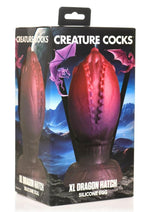 Load image into Gallery viewer, Creature Cocks Dragon Hatch Silicone Egg - Multicolor - XLarge